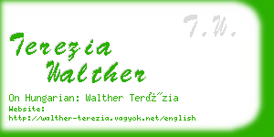 terezia walther business card